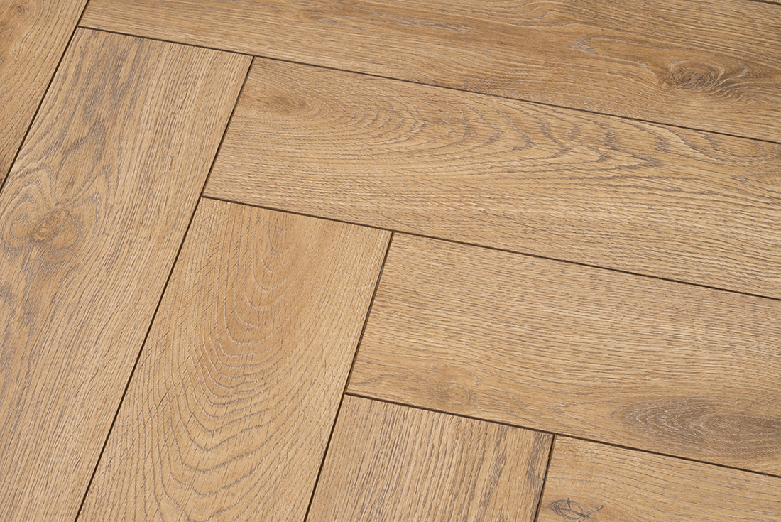 Floer Visgraat Laminaat - Bruin Eiken - Afbeelding 4