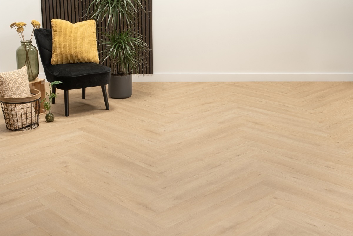 Floer Walvisgraat Click PVC – Gaia Grijsbeige - Afbeelding 23