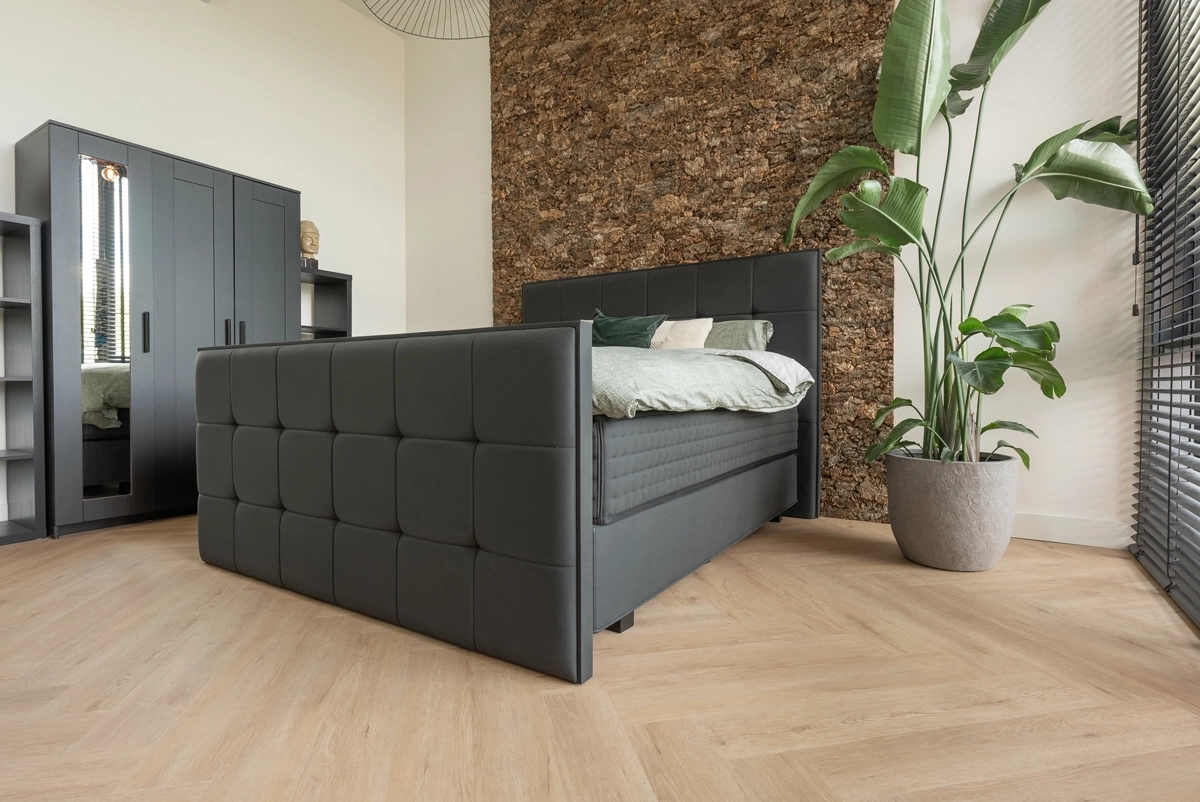 Floer Walvisgraat Click PVC – Gaia Grijsbeige - Afbeelding 16